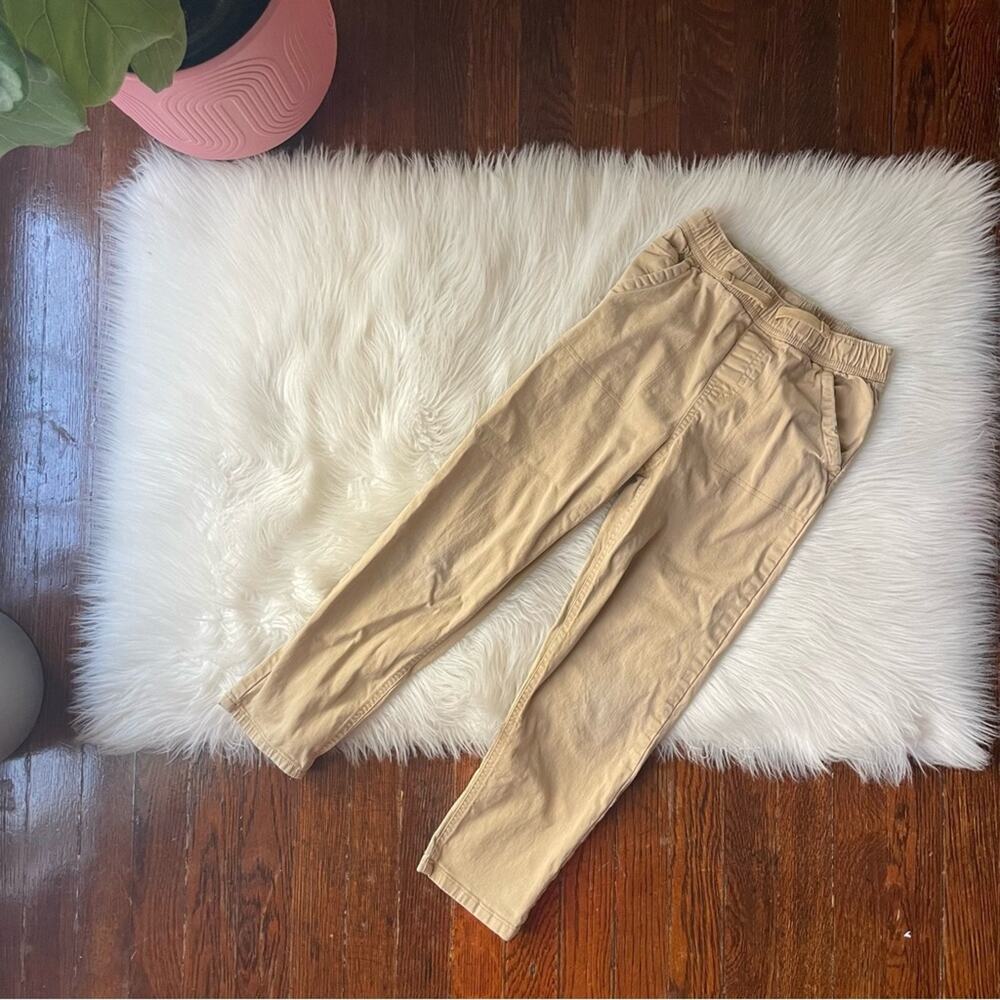 Boys Uniform Khaki Pants Pull On Waist